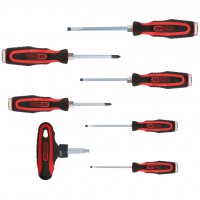 ERGOmax screwdriver set, 7pcs, 1/4" slot+PH (151.1100, KS TOOLS)