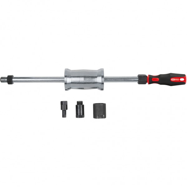 Purkštukų ištraukiklių rinkinys M27+M17+10 mm su 1,5 kg svareliu, 4 dalys (152.1275, KS TOOLS)
