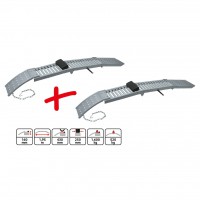 foldable car ramp 2 pcs (160.0318, KS TOOLS)