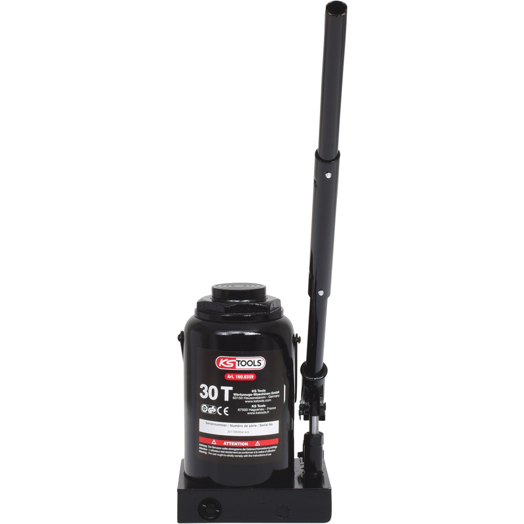 Hydraulic bottle jack, 30t (160.0359, KS TOOLS)