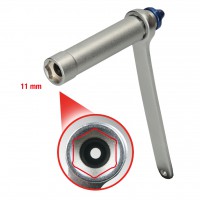 Stabdžių oro šalinimo raktas, 11 mm, 6 briaunų, 60 mm (160.0757, KS TOOLS)