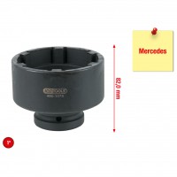 1" griovelinių veržlių raktas su 6 kaiščiais, Mercedes, 86 mm (460.1075, KS TOOLS)