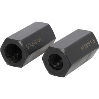 Vītnes adapteru komplekts M18x1,5x65 mm, 2 daļu (460.1774, KS TOOLS)