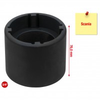 3/4" griovelinių veržlių raktas su 4 kaiščiais, Scania, vidiniai kaiščiai Ø 58 mm (460.1515, KS TOOLS)