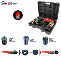 Slot Bushing Tool Set for Silent Bearing Slot Bushes, 19 pcs (460.1705, KS TOOLS)