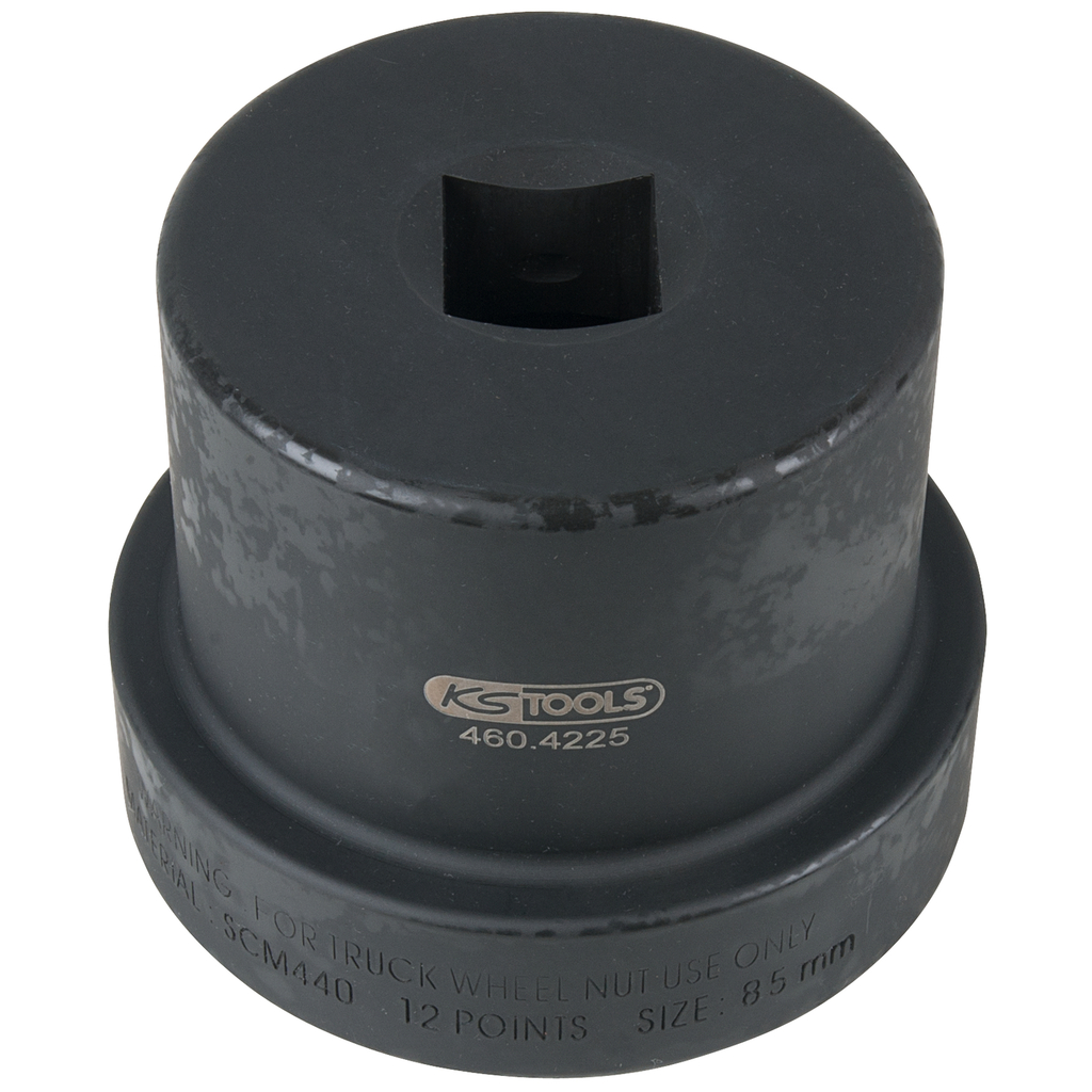 1" ašies veržlių raktas sunkvežimiams, 12 briaunų, 85 mm (460.4225, KS TOOLS)