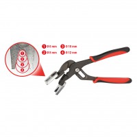 Suslėgto oro greitųjų jungčių atlaisvinimo replės, 6–12 mm (460.5095, KS TOOLS)
