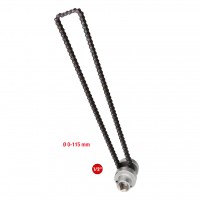 Eļļas filtru un gaisa žāvētāja patronu ķēdes atslēga, 60–115 mm (460.5215, KS TOOLS)