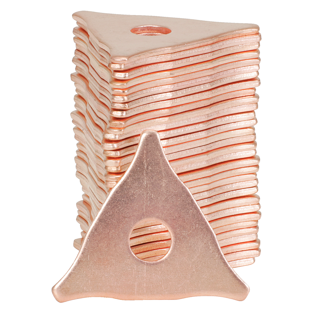 Triangular washer, 100pcs, 2.5x50mm (500.8595, KS TOOLS)
