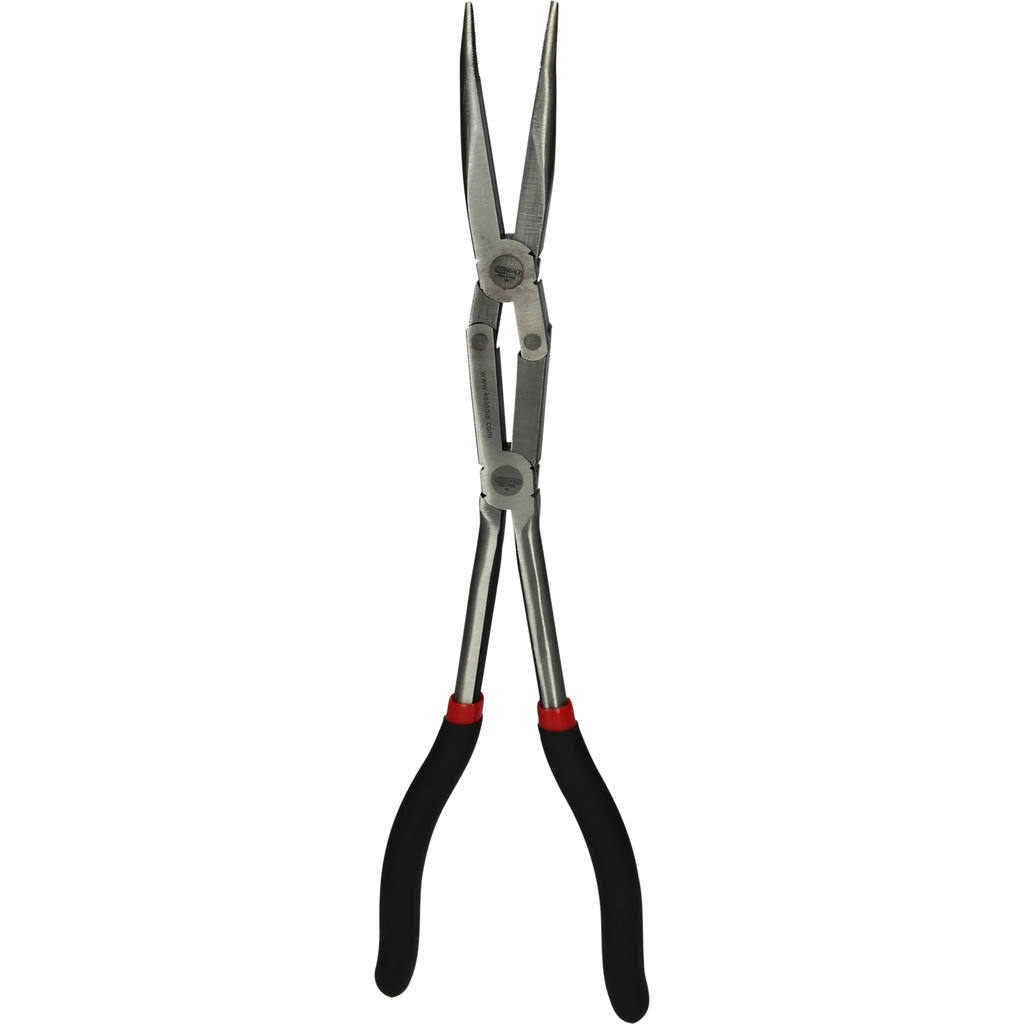 CLASSIC dvišarnyrės replės, lenktos, XL, kabinamoje pakuotėje (500.7163-E, KS TOOLS)