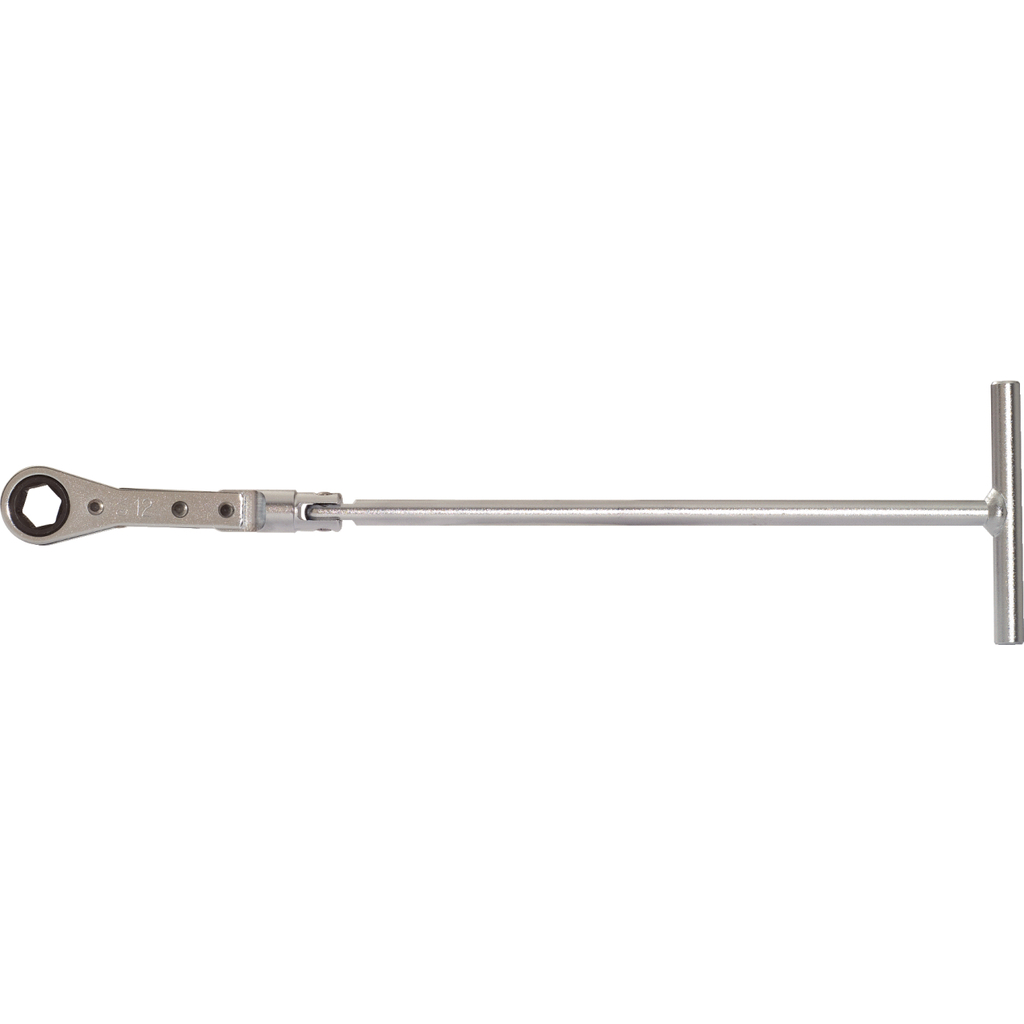 Glow plug T-handle ring ratchet wrench 12mm (500.7342, KS TOOLS)