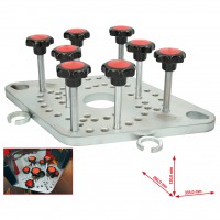 Adaptor plate for pressured air stand spring compressor (500.8801, KS TOOLS)