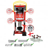 Pressurised air stand spring compressor incl. adapter plate (500.8805, KS TOOLS)