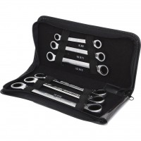 GEAR+ rev dbl ring spanner set, 6pcs 8x9-17x19mm (503.4580, KS TOOLS)
