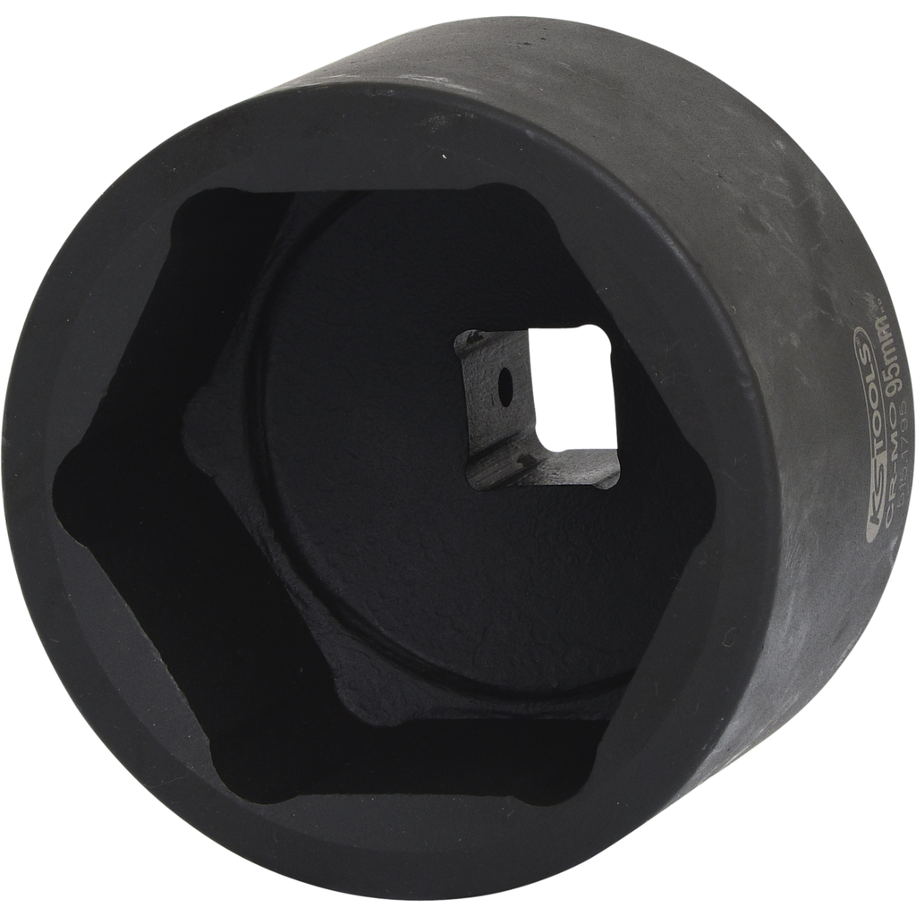 Šešiabriaunė smūginė galvutė 1", trumpa, 95 mm (515.1795, KS TOOLS)