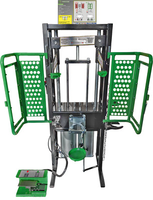 COMPETITION pneimatiskais statīva atsperu saspiedējs ar dubultu cilindru (512.5150, KS TOOLS)