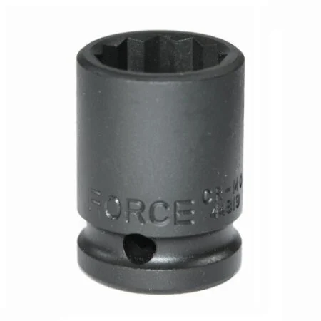 Short reinforced impact socket 1/2" 28 mm (444027, GENIUS)