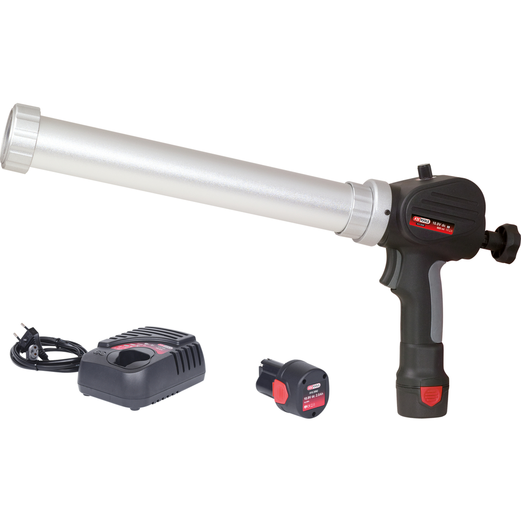 Cordless cartridge gun, 600ml 2 batteries (515.3581, KS TOOLS)