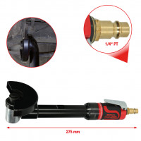 1/4" SlimPOWER mini pneumatinis štanginis atpjovimo šlifuoklis, ilgas (515.5560, KS TOOLS)