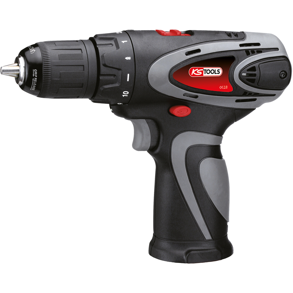 Cordless drill, 1/4" without batteries (515.3534, KS TOOLS)
