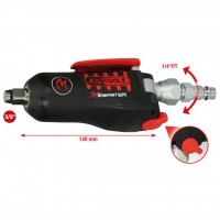 MONSTER Xtremelight mini pneumatinis smūginis veržliasukis 3/8" su perjungimo svirtele, 108 Nm (515.3830, KS TOOLS)
