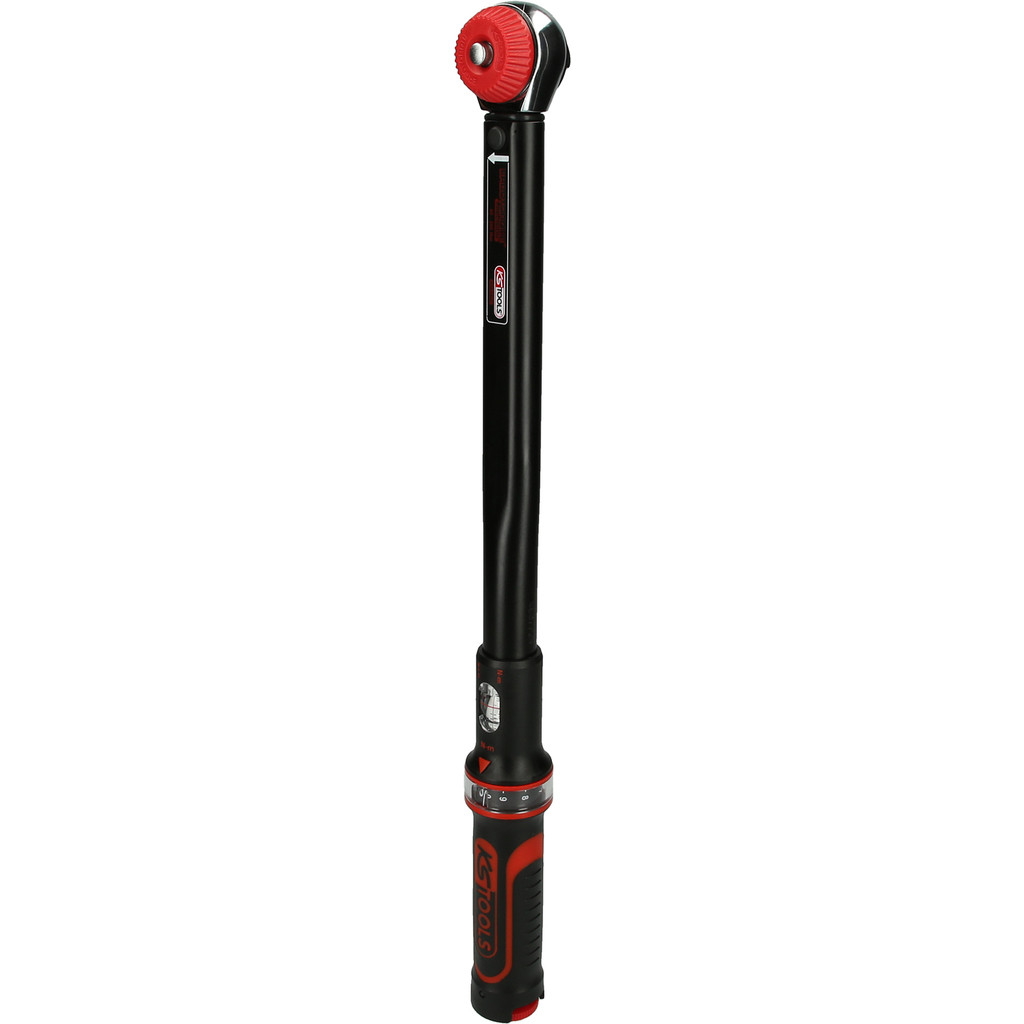 ERGOTORQUE precision torque wrench with rotary mushroom ratchet head, 1 inch, 200-1000 Nm (516.1495, KS TOOLS)