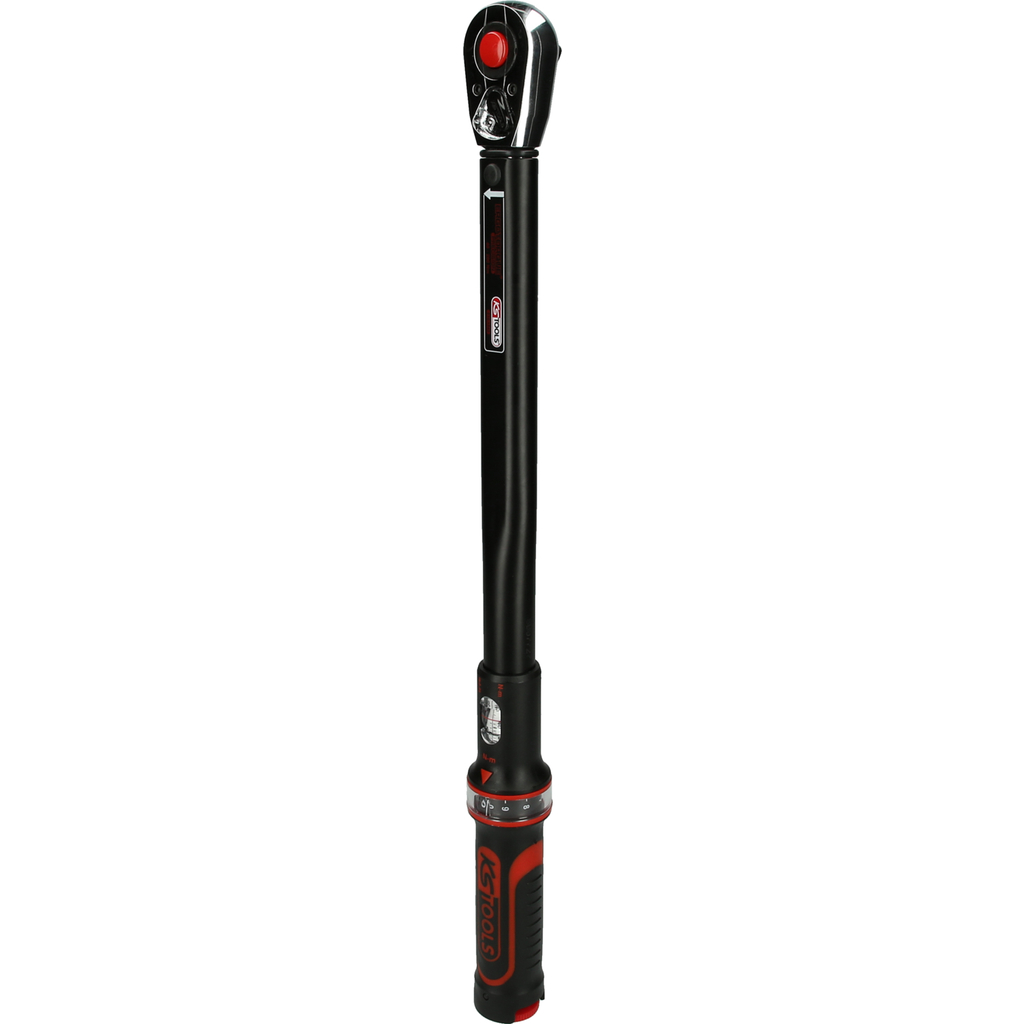 ERGOTORQUE precision dinamometrinis raktas su perjungiama terkšle, 1/2 col., 40-200 Nm (516.1542, KS TOOLS)