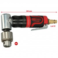 3/8" SlimPOWER mini pneumatinis kampinis gręžtuvas (515.5525, KS TOOLS)