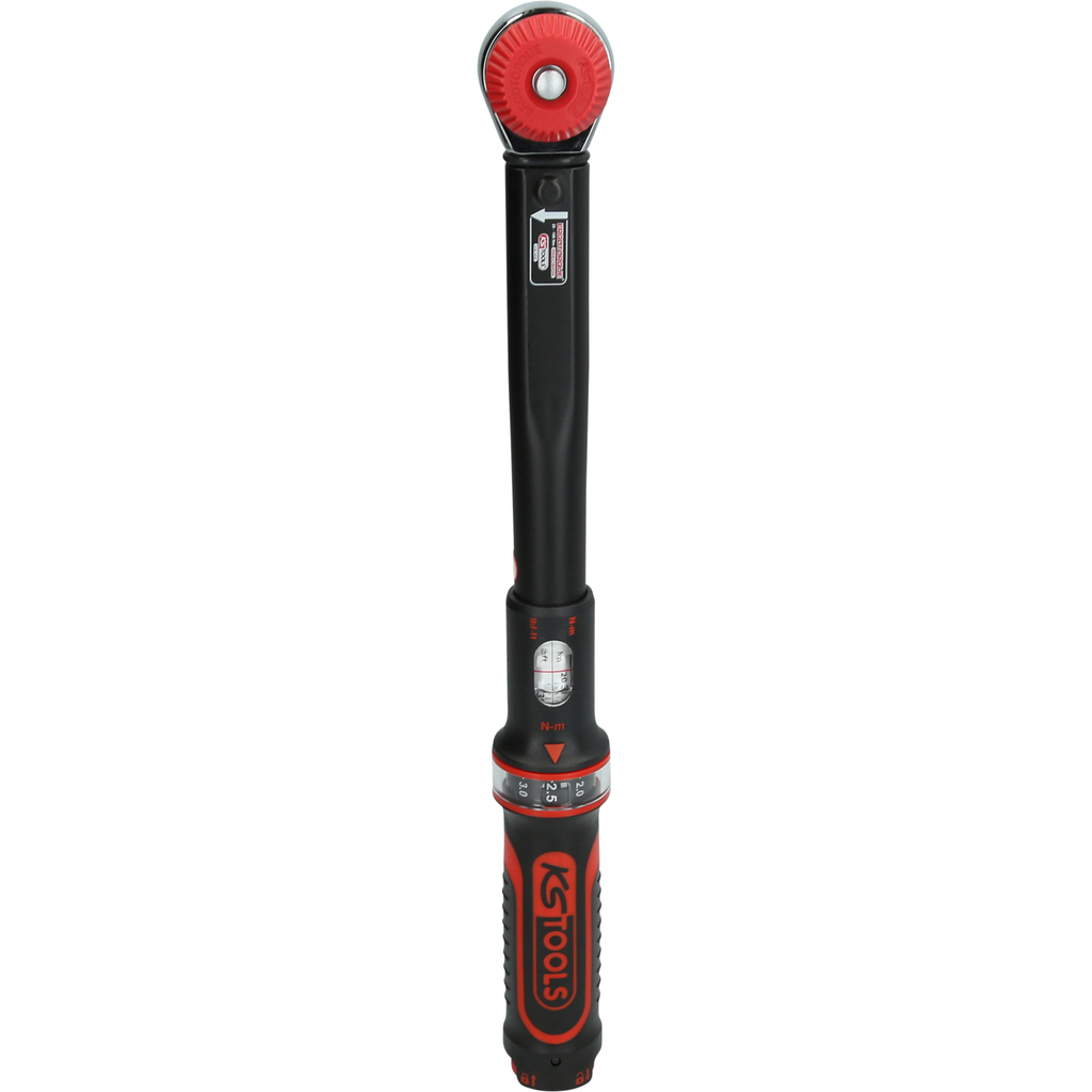 1/2" ERGOTORQUEprecision Torque Wrench with Rotary Ratchet Head, 20-100 Nm (516.1432, KS TOOLS)