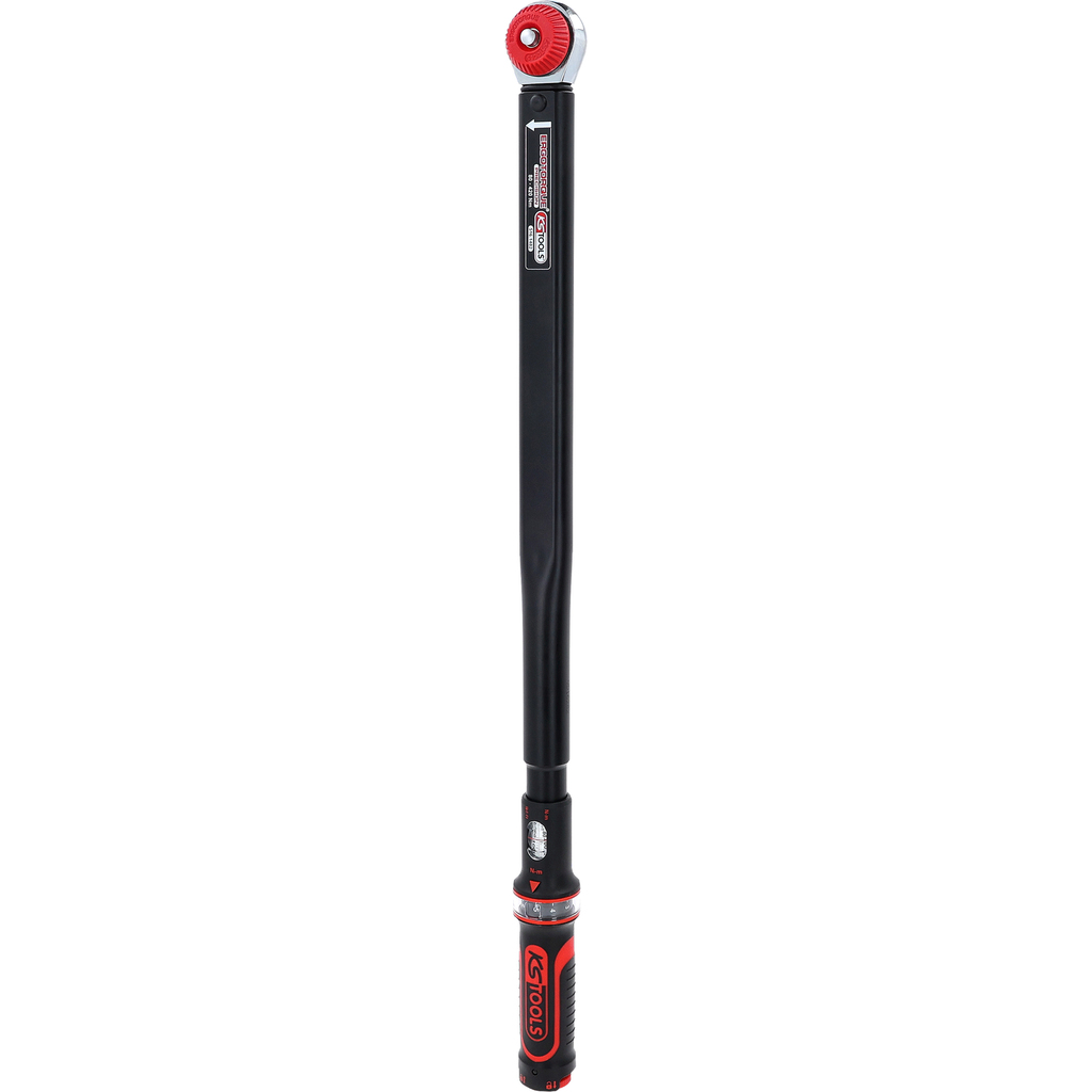 ERGOTORQUE precision griezes momenta atslēga ar grozāmu sprūdrata galvu, 1/2", 80-420 Nm (516.1482, KS TOOLS)