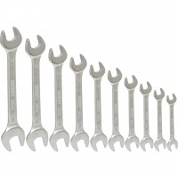 Divpusējo plakano atslēgu komplekts, 10 gab., 8–32 mm, kastē (517.0149, KS TOOLS)