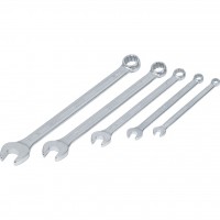 Kombinuotų raktų rinkinys, ypač ilgi, 5 vnt., 8-19 mm (517.1500, KS TOOLS)