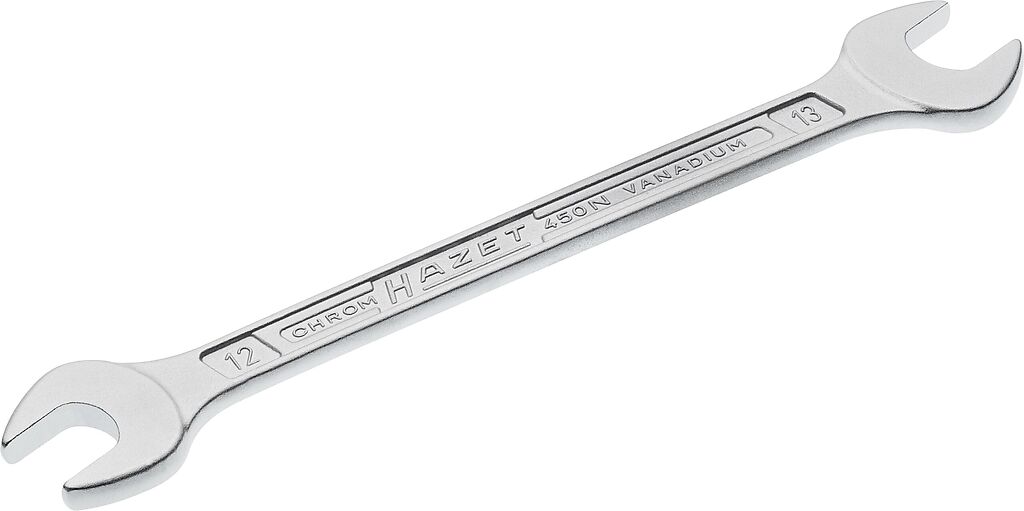 Divpusējā uzgriežņatslēga, ārējais sešstūra profils, 12 × 13 mm (450N-12X13, HAZET)