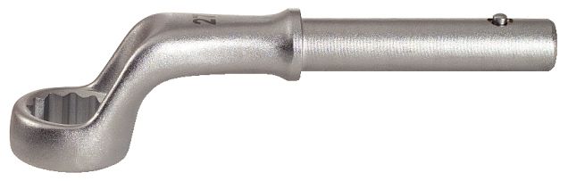CLASSIC vienpusis žiedinis raktas, lenktas, 1.5/8″ (517.9120, KS TOOLS)