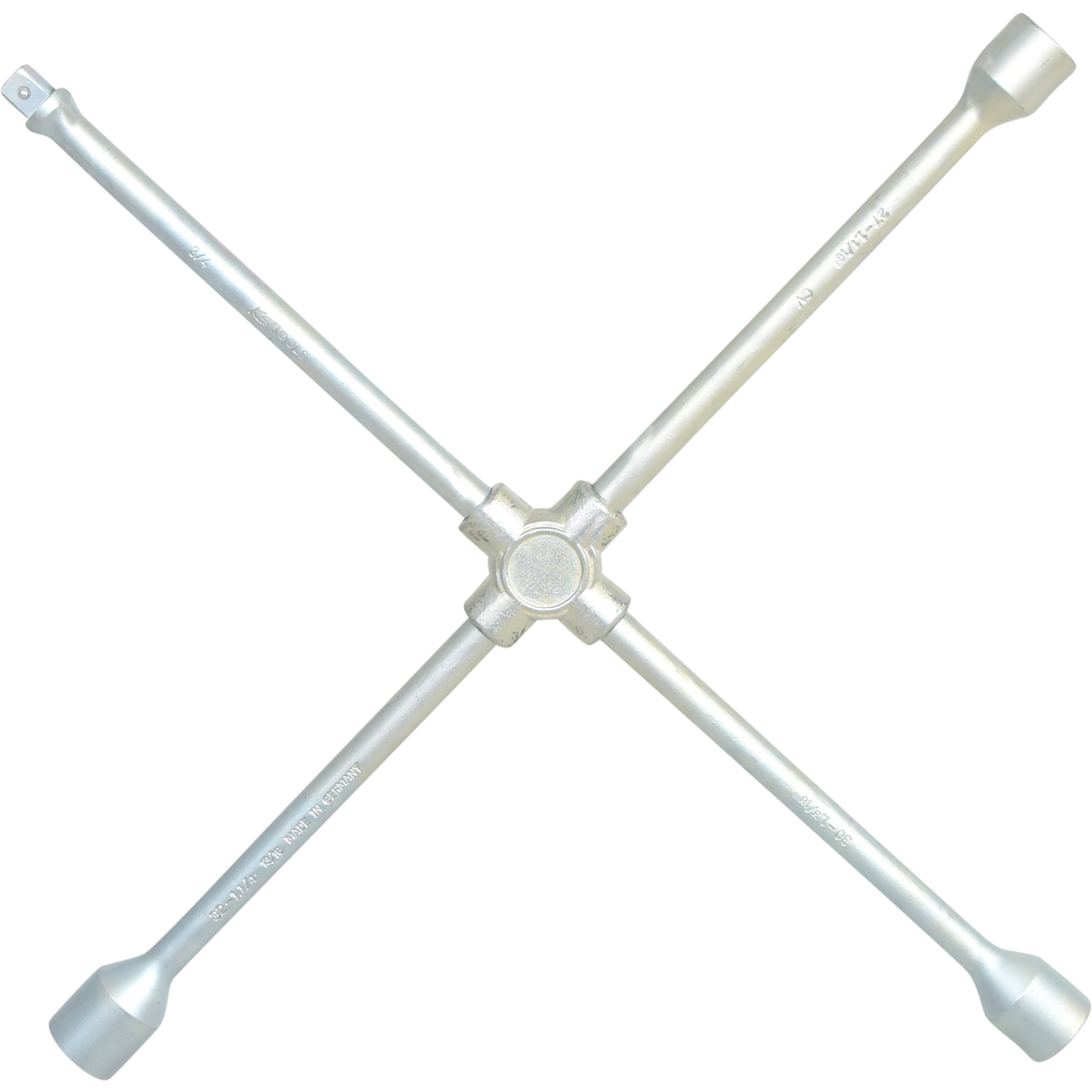 Krusta riteņu uzgriežņu atslēga kravas auto, 3/4"x27x30x32 mm (518.1159, KS TOOLS)