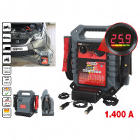 12 V + 24 V akumulatora palaidējs (boosteris), 1400 A (550.1720, KS TOOLS)