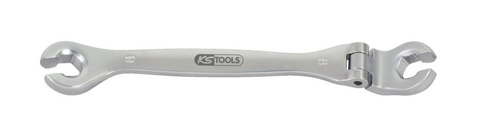 CHROME+ šarnyrinis žiedinis raktas stabdžių vamzdeliams, 22 mm (518.0391, KS TOOLS)