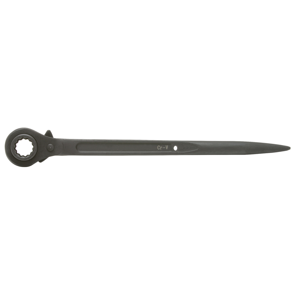 Ratcheting scaffold spanner, 24x27mm 9 sizes (522.2427, KS TOOLS)