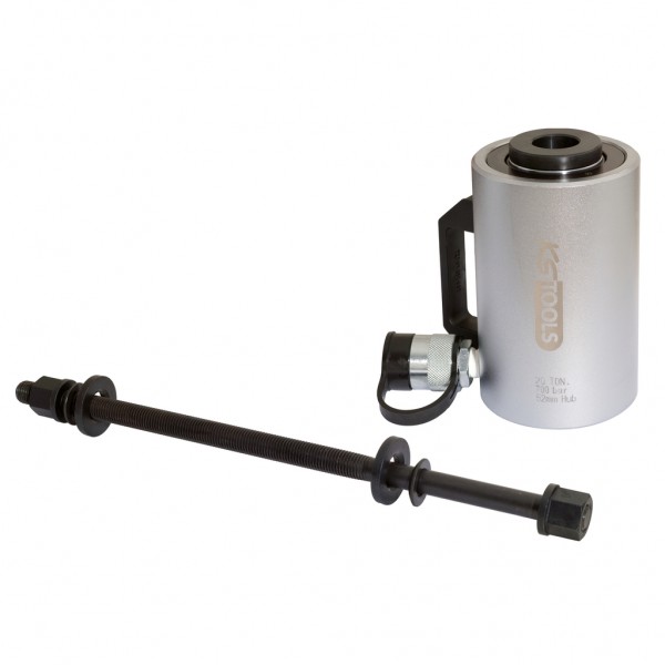 Hydraulic hollow piston cylinder 20 t, with spindle, 2-pcs (700.1786, KS TOOLS)