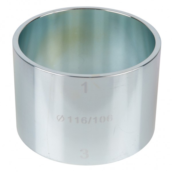 Piespiešanas čaula, iekšējais Ø 106 mm, ārējais Ø 116 mm, paredzēta 700.1800 (700.1800-29, KS TOOLS)