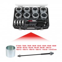 Press and pull sleeve kit for trucks, 46 pcs (700.1810, KS TOOLS)