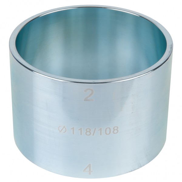 Prispaudimo įvorė, vidinis Ø 108 mm, išorinis Ø 118 mm, skirta 700.1800 (700.1800-30, KS TOOLS)