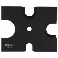 Universali prizminė plokštė Ø 40,0 / 63,0 / 75,0 / 80 mm (700.1738, KS TOOLS)
