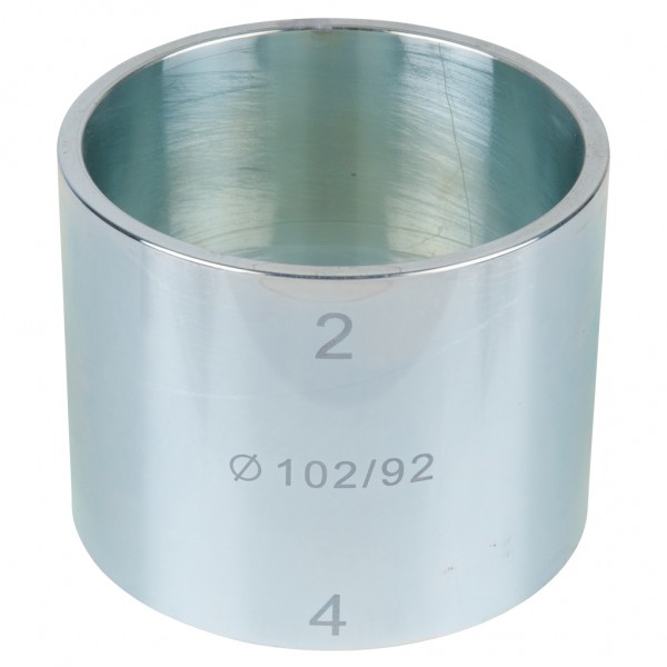 Prispaudimo įvorė, vidinis Ø 92 mm, išorinis Ø 102 mm, skirta 700.1800 (700.1800-22, KS TOOLS)