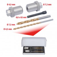 Drilling set for clamping screw  on 4-link suspension (700.5640, KS TOOLS)