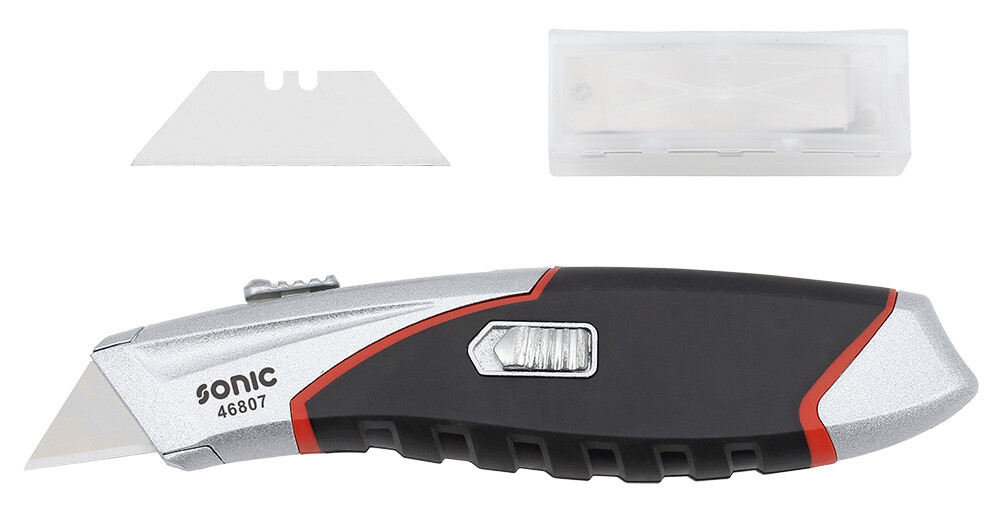 Utility Knife with Replaceable Blades (46807, SONIC)