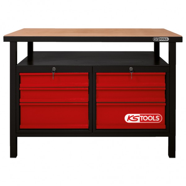 Workbench, 6 drawers (865.0004, KS TOOLS)