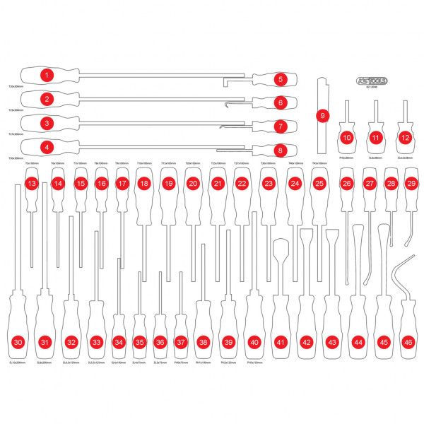 Empty EVA for 821.0046 (821.0046-97, KS TOOLS)