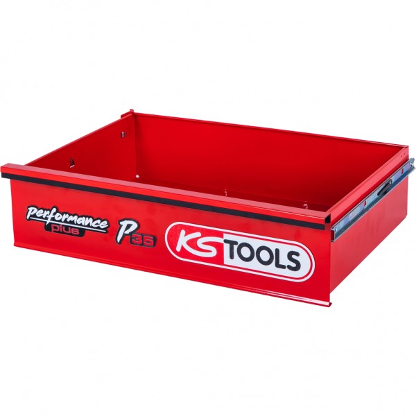 Stalčius su logotipu ir rutuliniais bėgeliais P35, 568x398x145 mm (873.5008-R012P, KS TOOLS)