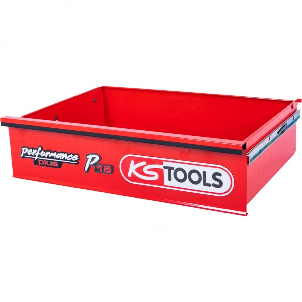 Atvilktne ar logotipu un lodīšu vadotnēm P15, 568x398x145 mm (873.1008-R002P, KS TOOLS)